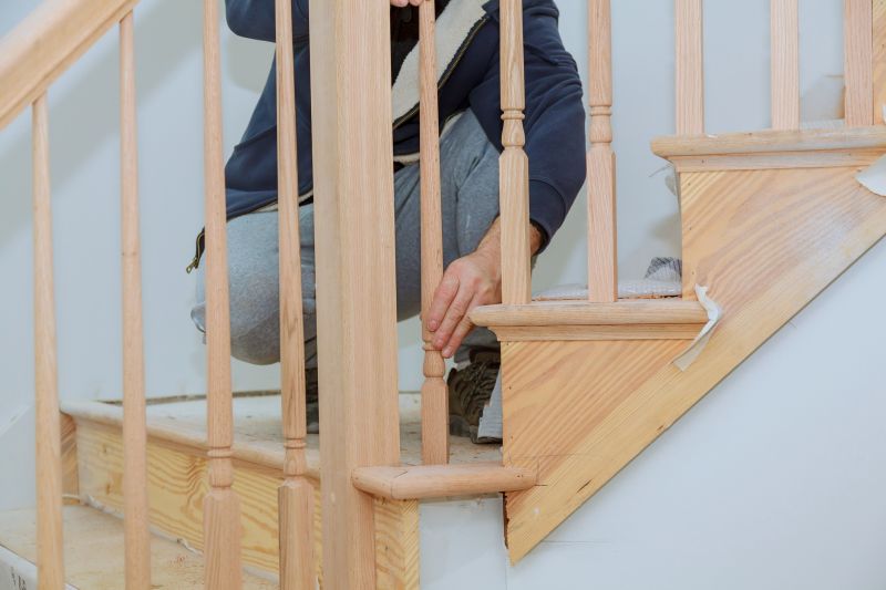 Curved Staircase Installation in Kansas City, KS