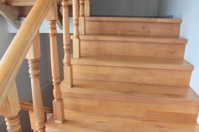 Wood Stair Railing Repair in Conroe, TX